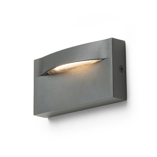 BOBO RC ΕΠΙΤΟΊΧΙΟΣ ΓΚΡΙ ΑΝΘΡΑΚΊΤΗ 230V LED 8W IP65 3000K - ΤΟΊΧΟΥ ΦΩΤΙΣΤΙΚΆ 