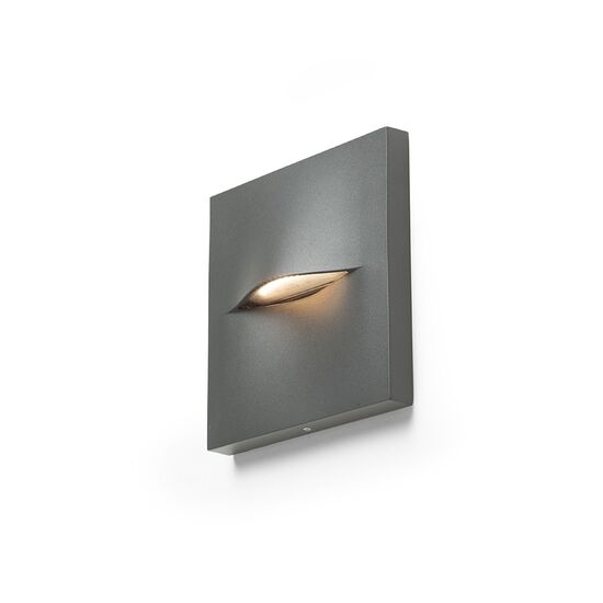 BOBO SQ ΕΠΙΤΟΊΧΙΟΣ ΓΚΡΙ ΑΝΘΡΑΚΊΤΗ 230V LED 3W IP65 3000K - ΤΟΊΧΟΥ ΦΩΤΙΣΤΙΚΆ 