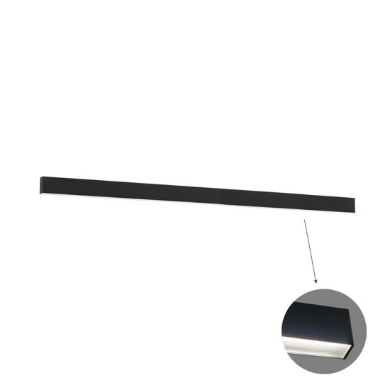 ΓΡΑΜΜΙΚΌ ΤΟΊΧΟΥ L2820 3000K ΜΑΎΡΟ MICROPRISMATIC DIM. CIBA - ΓΡΑΜΜΙΚΆ ΦΩΤΙΣΤΙΚΆ