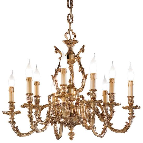 ΚΛΑΣΙΚΆ ΦΩΤΙΣΤΙΚΆ < ΙΤΑΛΙΚΆ POSSONI >   CHANDELIER FINISH  002-074 - ΚΡΕΜΑΣΤΆ ΦΩΤΙΣΤΙΚΆ