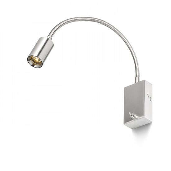 VERSA ΕΠΙΤΟΊΧΙΟΣ ΜΑΤ ΝΙΚΈΛΙΟ 230V LED 3W 40° 3000K - ΤΟΊΧΟΥ ΦΩΤΙΣΤΙΚΆ 