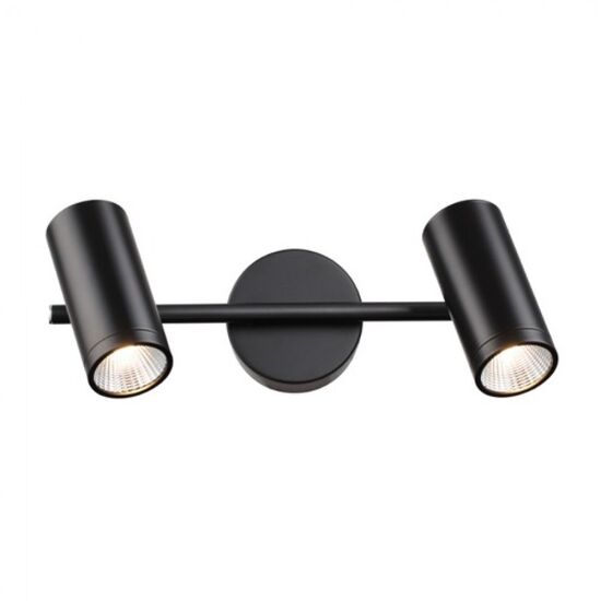 BOGARD II ΕΠΙΤΟΊΧΙΟΣ ΜΑΎΡΟ ΜΑΤ 230V LED 2X5W 40° 3000K - ΤΟΊΧΟΥ ΦΩΤΙΣΤΙΚΆ 