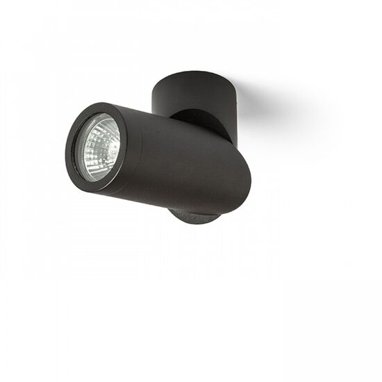 SNAZZY  ΜΑΎΡΟ  230V LED GU10 8W - ΣΠΟΤ ΤΟΊΧΟΥ