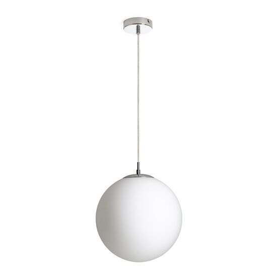 LUNA 30 ΚΡΕΜΑΣΤΌ  ΓΥΑΛΊ ΟΠΆΛ/ΧΡΏΜΙΟ 230V LED E27 15W - ΚΡΕΜΑΣΤΆ ΦΩΤΙΣΤΙΚΆ