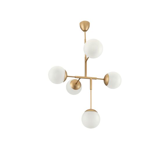 ΜΟΝΤΈΡΝΑ ΦΩΤΙΣΤΙΚΆ ΜΊΝΙΜΑΛ > ΟΡΟΦΉΣ >  CEILING 5-LIGHT HEIGHT 80 CM WIDTH 80 CM 5XG9, LED 01272-22 01272 OXIDIZED GOLD - ΟΡΟΦΉΣ ΦΩΤΙΣΤΙΚΆ 
