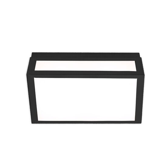 ΜΟΝΤΈΡΝΑ ΦΩΤΙΣΤΙΚΆ ΜΊΝΙΜΑΛ > ΟΡΟΦΉΣ >  CEILING LIGHT 01376-20 METAL, ACRYLIC 8W LED 3000K, 650 LM W30 H12 CM 01376 BLACK - ΟΡΟΦΉΣ ΦΩΤΙΣΤΙΚΆ 