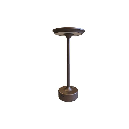 ΜΟΝΤΈΡΝΑ ΦΩΤΙΣΤΙΚΆ ΜΊΝΙΜΑΛ > ΕΠΙΤΡΑΠΆΖΙΑ >   TABLE LAMP RECHARGEABLE   01410 BROWN HEIGHT:27,5 CM DIAMETER: 12 CM BASE DIAMETER: 8  CM MATERIAL: ALUMINIUM LIGHTING SOURCE: 3W 5V LED, 240 LM LIGHT COLOR: 3000K RECHARGEABLE BATTERY: - ΕΠΙΤΡΑΠΈΖΙΑ ΦΩΤΙΣΤΙΚΆ