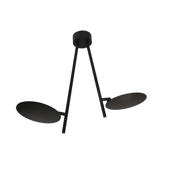 ΜΟΝΤΈΡΝΑ ΦΩΤΙΣΤΙΚΆ ΜΊΝΙΜΑΛ > ΟΡΟΦΉΣ >  CEILING LIGHT  01422 2-LIGHTS HEIGHT: 42 CM MATERIAL: ALUMINIUM AND ACRYLIC - ΜΟΝΤΈΡΝΑ ΦΩΤΙΣΤΙΚΆ