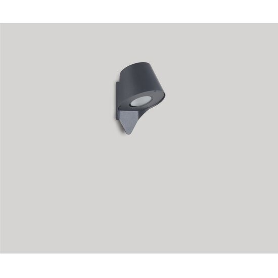 ΣΤΕΓΑΝΆ ΦΩΤΙΣΤΙΚΆ ΤΟΊΧΟΥ ΑΠΛΊΚΕΣ  OUTDOOR WALL LIGHT   01459 GREY HEIGHT: 8,5 CM WIDTH: 13 CM DISTANCE FROM WALL: 14 CM MATERIAL: ALUMINUM LIGHTING SOURCE: 12W LED 3000K, 960 LM - ΜΟΝΤΈΡΝΑ ΦΩΤΙΣΤΙΚΆ