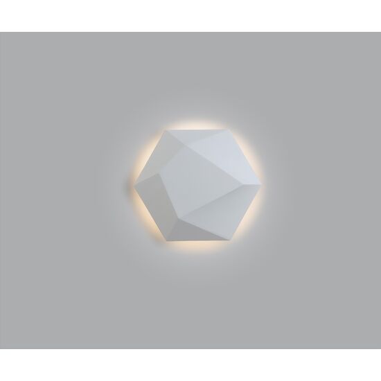 ΣΤΕΓΑΝΆ ΦΩΤΙΣΤΙΚΆ ΤΟΊΧΟΥ ΑΠΛΊΚΕΣ  OUTDOOR WALL LIGHT     01460 WHITE DISTANCE FROM WALL: 6,5 CM MATERIAL: ALUMINUM LIGHTING SOURCE: 12W LED 3000K, 960 LM - ΜΟΝΤΈΡΝΑ ΦΩΤΙΣΤΙΚΆ