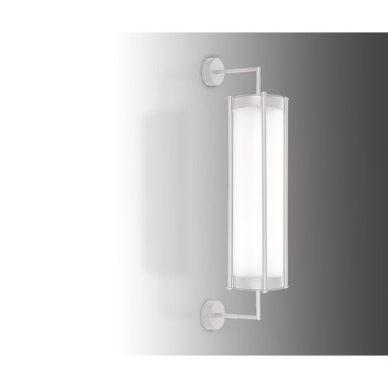 ΣΤΕΓΑΝΆ ΦΩΤΙΣΤΙΚΆ ΤΟΊΧΟΥ ΑΠΛΊΚΕΣ  OUTDOOR WALL LIGHT 01484 SILVER - ΜΟΝΤΈΡΝΑ ΦΩΤΙΣΤΙΚΆ