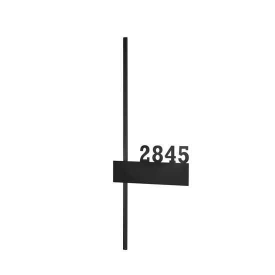ΜΟΝΤΈΡΝΑ ΜΊΝΙΜΑΛ > ΑΠΛΊΚΕΣ ΤΟΊΧΟΥ >  WALL ROOM NUMBERING LIGHT 01325-18 WIDTH 30 CM HEIGHT 80 CM DISTANCE FROM WALL 3,5 CM METAL 15W LED 3000K, 1100 LM 01325 BLACK WIDTH: 30 CM LIGHTING SOURCE: LED 15W 3000K, 1100 LM - ΜΟΝΤΈΡΝΑ ΦΩΤΙΣΤΙΚΆ