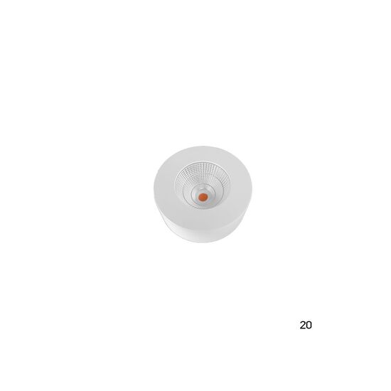 ΣΠΟΤ ΕΠΙΤΟΊΧΙΑ  ΜΊΝΙΜΑΛ > ΟΡΟΦΉΣ >  SPOTLIGHT 5W 3000K, 400 LM - BLACK, WHITE 01334-20 01334 WHITE IP44 - ΣΠΟΤ ΤΟΊΧΟΥ