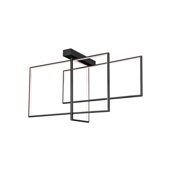ΜΟΝΤΈΡΝΑ ΦΩΤΙΣΤΙΚΆ ΜΊΝΙΜΑΛ > ΟΡΟΦΉΣ >  CEILING LIGHT ALUMINIUM 95W LED, 3000K 8000 LM 01354 BLACK HEIGHT: 45 CM LENGTH: 75 CM LIGHTING SOURCE: 95W LED, 3000K 8000 LM - ΟΡΟΦΉΣ ΦΩΤΙΣΤΙΚΆ 
