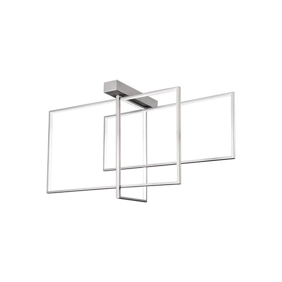 ΜΟΝΤΈΡΝΑ ΦΩΤΙΣΤΙΚΆ ΜΊΝΙΜΑΛ > ΟΡΟΦΉΣ >  CEILING LIGHT ALUMINIUM 95W LED, 3000K 8000 LM 01354 SILVER HEIGHT: 45 CM LENGTH: 75 CM LIGHTING SOURCE: 95W LED, 3000K 8000 LM - ΟΡΟΦΉΣ ΦΩΤΙΣΤΙΚΆ 