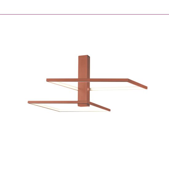 ΜΟΝΤΈΡΝΑ ΦΩΤΙΣΤΙΚΆ ΜΊΝΙΜΑΛ > ΟΡΟΦΉΣ >  CEILING LIGHT METAL, ALUMINIUM 48W LED, 3000K 3840 LM 01356 COPPER HEIGHT: 25 CM LENGTH: 54 CM - ΟΡΟΦΉΣ ΦΩΤΙΣΤΙΚΆ 