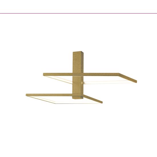 ΜΟΝΤΈΡΝΑ ΦΩΤΙΣΤΙΚΆ ΜΊΝΙΜΑΛ > ΟΡΟΦΉΣ >  CEILING LIGHT METAL, ALUMINIUM 48W LED, 3000K 3840 LM 01356 OXIDIZED GOLD HEIGHT: 25 CM LENGTH: 54 CM - ΟΡΟΦΉΣ ΦΩΤΙΣΤΙΚΆ 