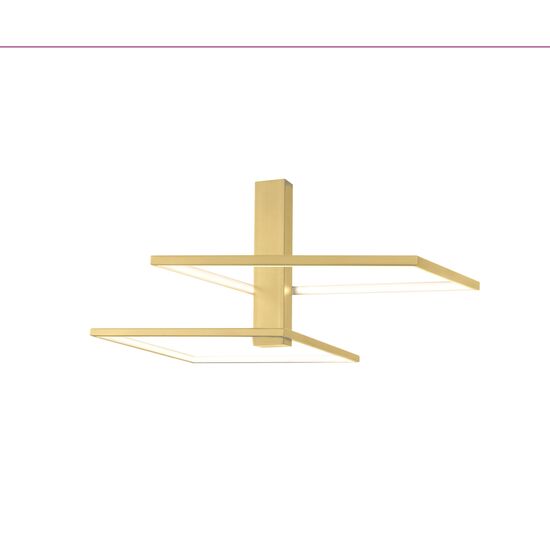 ΜΟΝΤΈΡΝΑ ΦΩΤΙΣΤΙΚΆ ΜΊΝΙΜΑΛ > ΟΡΟΦΉΣ >  CEILING LIGHT METAL, ALUMINIUM 48W LED, 3000K 3840 LM 01356 GOLD HEIGHT: 25 CM LENGTH: 54 CM - ΟΡΟΦΉΣ ΦΩΤΙΣΤΙΚΆ 