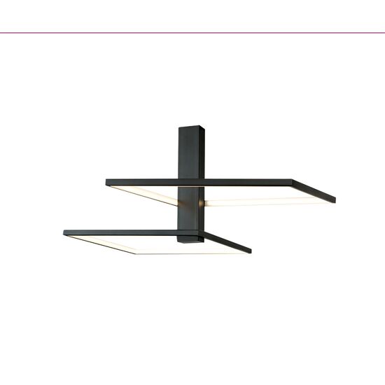 ΜΟΝΤΈΡΝΑ ΦΩΤΙΣΤΙΚΆ ΜΊΝΙΜΑΛ > ΟΡΟΦΉΣ >  CEILING LIGHT METAL, ALUMINIUM 48W LED, 3000K 3840 LM 01356 BLACK HEIGHT: 25 CM LENGTH: 54 CM - ΟΡΟΦΉΣ ΦΩΤΙΣΤΙΚΆ 