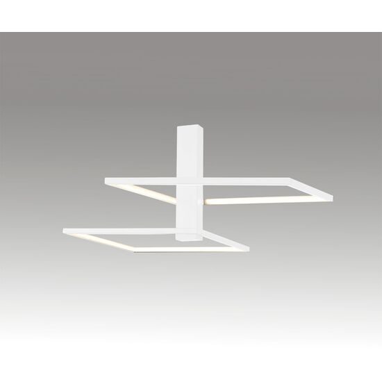 ΜΟΝΤΈΡΝΑ ΦΩΤΙΣΤΙΚΆ ΜΊΝΙΜΑΛ > ΟΡΟΦΉΣ >  CEILING LIGHT METAL, ALUMINIUM 48W LED, 3000K 3840 LM 01356 WHITE HEIGHT: 25 CM LENGTH: 54 CM - ΟΡΟΦΉΣ ΦΩΤΙΣΤΙΚΆ 