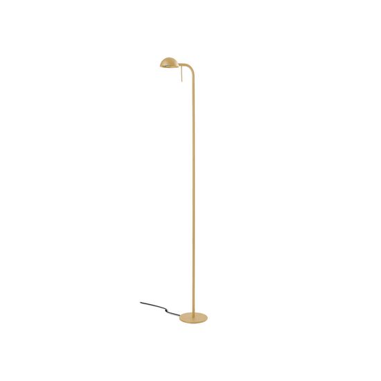 ΜΟΝΤΈΡΝΑ ΦΩΤΙΣΤΙΚΆ ΜΊΝΙΜΑΛ > ΔΑΠΈΔΟΥ >  FLOOR LIGHT METAL G9 LED 01362 GOLD HEIGHT: 140 CM BASE DIAMETER: 30 CM MATERIAL: METAL G9  - ΜΟΝΤΈΡΝΑ ΦΩΤΙΣΤΙΚΆ