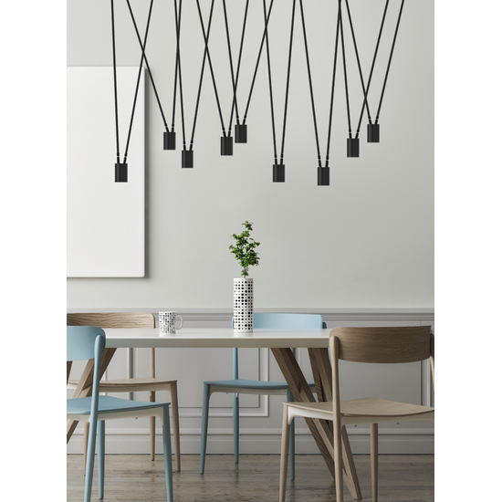 ΜΟΝΤΈΡΝΑ ΦΩΤΙΣΤΙΚΆ ΜΊΝΙΜΑΛ > ΟΡΟΦΉΣ >  CEILING  9 LIGHT CODE: 01084    01084 9-LIGHTS BLACK GU10, - ΟΡΟΦΉΣ ΦΩΤΙΣΤΙΚΆ 