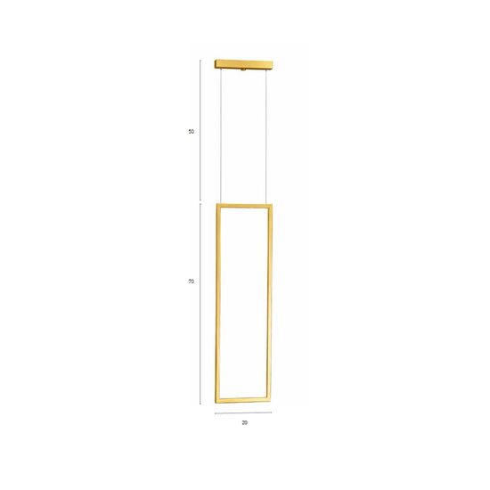 ΜΟΝΤΈΡΝΑ ΦΩΤΙΣΤΙΚΆ ΜΊΝΙΜΑΛ > ΟΡΟΦΉΣ >  CEILING LIGHT 01200-22 METAL LED 35W 3000K, 3000 LM 01200 GOLD - ΟΡΟΦΉΣ ΦΩΤΙΣΤΙΚΆ 