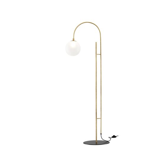 ΜΟΝΤΈΡΝΑ ΦΩΤΙΣΤΙΚΆ ΜΊΝΙΜΑΛ > ΔΑΠΈΔΟΥ >  FLOOR LAMP 01256-10 METAL G9, LED W30 H160 CM 01256 BLACK - ΜΟΝΤΈΡΝΑ ΦΩΤΙΣΤΙΚΆ