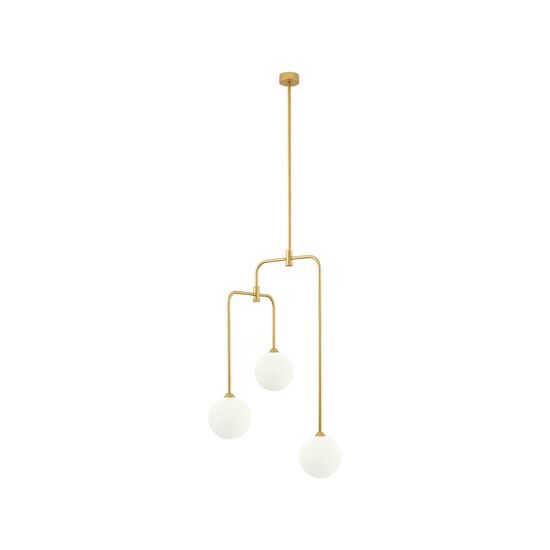 ΜΟΝΤΈΡΝΑ ΦΩΤΙΣΤΙΚΆ ΜΊΝΙΜΑΛ > ΟΡΟΦΉΣ >  CEILING 3-LIGHT 3XG9, LED 01273-22 W58 H100 CM 01273 GOLD - ΟΡΟΦΉΣ ΦΩΤΙΣΤΙΚΆ 
