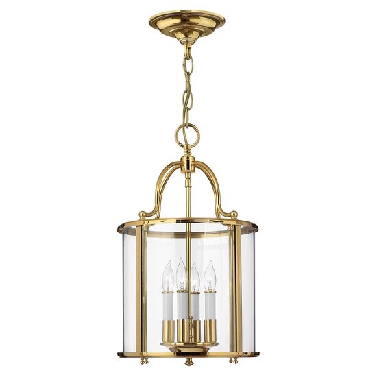 GENTRY 4 LIGHT MEDIUM PENDANT - POLISHED BRASS HINKLEY - ΦΑΝΆΡΙΑ ΦΩΤΙΣΜΟΎ