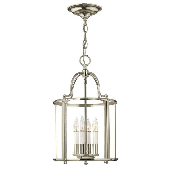 GENTRY 4 LIGHT MEDIUM PENDANT - POLISHED NICKEL HINKLEY - ΦΑΝΆΡΙΑ ΦΩΤΙΣΜΟΎ