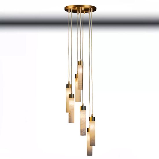 LIGHT ANTIQUE BRASS FINISH CHANDELIER WITH ALABASTER 1XMAX4WLED G9  DIAM.12-H.120 CM - ΚΛΑΣΙΚΆ ΦΩΤΙΣΤΙΚΆ LIGHT ANTIQUE BRASS FINISH CHANDELIER WITH ALABASTER 1XMAX4WLED G9  DIAM.12-H.120 CM - ΚΛΑΣΙΚΆ ΦΩΤΙΣΤΙΚΆ