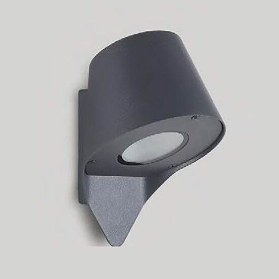 ΣΤΕΓΑΝΆ ΦΩΤΙΣΤΙΚΆ ΤΟΊΧΟΥ ΑΠΛΊΚΕΣ  OUTDOOR WALL LIGHT   01459 GREY HEIGHT: 8,5 CM WIDTH: 13 CM DISTANCE FROM WALL: 14 CM MATERIAL: ALUMINUM LIGHTING SOURCE: 12W LED 3000K, 960 LM - ΜΟΝΤΈΡΝΑ ΦΩΤΙΣΤΙΚΆ