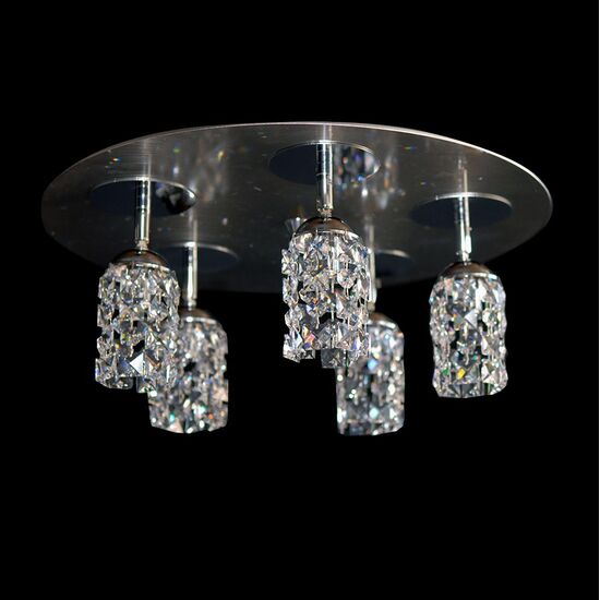 CLOSE TO CEILING ZIC 5L SWAROVSKI CRYSTAL ELEMENTS