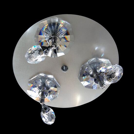 NEOCLASSICAL HANDMADE LIGHTING > MINIMAL DITS > CEILING LIGHT ACC 5Φ-24 KEY SWAROVSKI CRYSTALS - CEILING LIGHTS