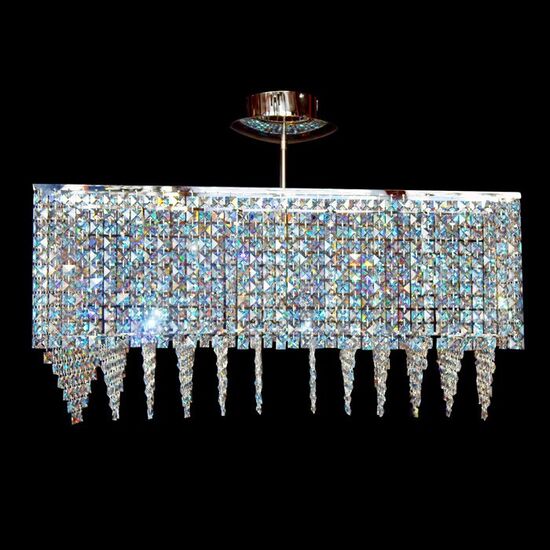 ΝΕΟΚΛΑΣΙΚΆ ΦΩΤΙΣΤΙΚΆ ΧΕΙΡΟΠΟΊΗΤΑ > MINIMAL DITS >  ΚΡΕΜΑΣΤΌ ZIC ΠΟΛΎΦΩΤΟ ΠΑΡΑΛΛΗΛΌΓΡΑΜΜΟ ΤΡΊΓΩΝΑ CRYSTALS SWAROVSKI - ΚΡΕΜΑΣΤΆ ΦΩΤΙΣΤΙΚΆ