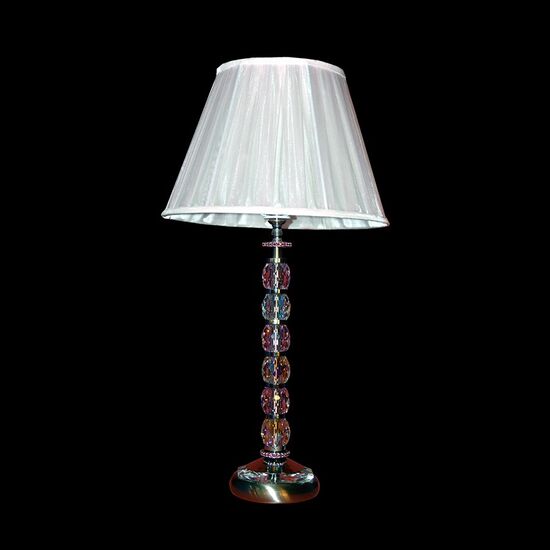 TABLE LAMPS VICTORIA LAMPSHADE SWAROVSKI CRYSTAL ELEMENTS